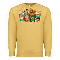 Antique Gold rodeo coffee cups Premium Sweatshirt - AdoDesignShop