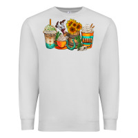 Dove Grey rodeo coffee cups Premium Sweatshirt - AdoDesignShop