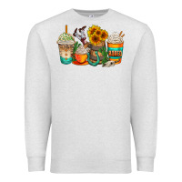 Oatmeal Heather rodeo coffee cups Premium Sweatshirt - AdoDesignShop