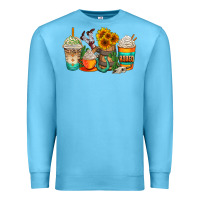 Ocean Blue rodeo coffee cups Premium Sweatshirt - AdoDesignShop