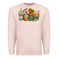 Pale Pink rodeo coffee cups Premium Sweatshirt - AdoDesignShop