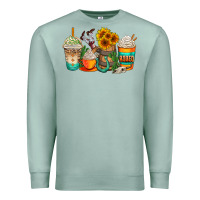 Seafoam rodeo coffee cups Premium Sweatshirt - AdoDesignShop