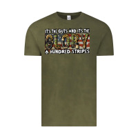 Vintage Olive Its the guts and its the glory 4th of july Vintage Tee - CowGirlArtShop