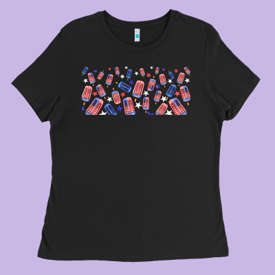 American Popsicle Ladies Tee Designed By Tumblerdesignbyshophia