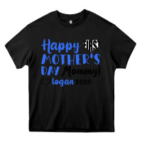 Black happy first mother's day mommy! logan 2020 Heavy Core Tee - Bettercallsaul