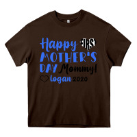 Chocolate Brown happy first mother's day mommy! logan 2020 Heavy Core Tee - Bettercallsaul