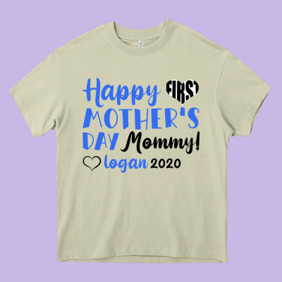 Happy First Mother's Day Mommy! Logan 2020 Heavy Core Tee Designed By Bettercallsaul