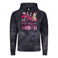 Cloud Black v is for vodka Vintage Hoodie - OliviaCreatesArt