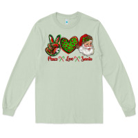 Matcha peace love santa Long Sleeve Tee - RanaPortraitStore