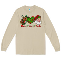 Mushroom peace love santa Long Sleeve Tee - RanaPortraitStore