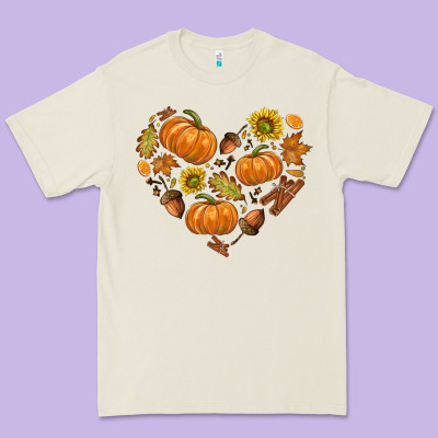 Fall Heart Premium Tee Designed By Texasbilliewilder
