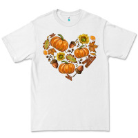 White Fall Heart Premium Tee - texasbilliewilder