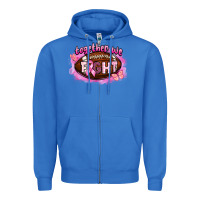 True Royal together we fight football Zipper Hoodie - BarkalooDesign