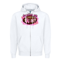 White together we fight football Zipper Hoodie - BarkalooDesign