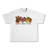 Lunar Rock Peace love tacos Mexico Urban Heavy Tee - HowdyJamesFarm