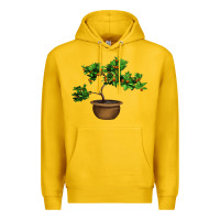 Lemon Guava Tree Bonsai Illustrations Premium Hoodie - LillyAllenDesigns