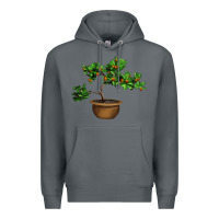 Rock Guava Tree Bonsai Illustrations Premium Hoodie - LillyAllenDesigns