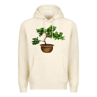 Tofu Guava Tree Bonsai Illustrations Premium Hoodie - LillyAllenDesigns