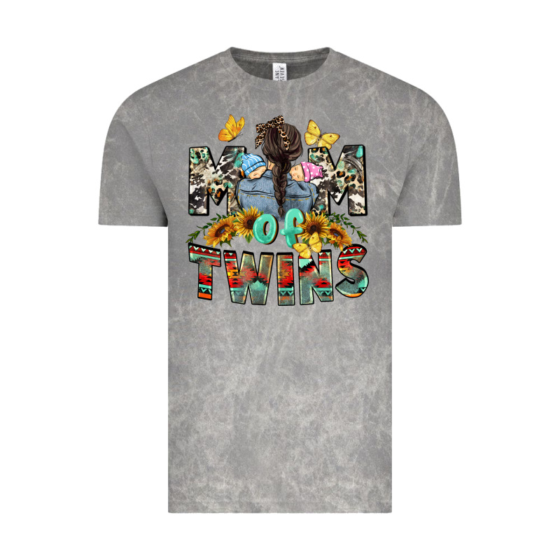 Mom Of Twins Mother's Day Vintage Tee by CowGirlArtShop | Teevron