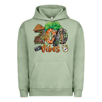 Pigment Oil Green zoo vibes Urban Hoodie - JahusDesignShop