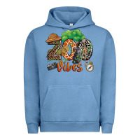 Pigment Pebble Blue zoo vibes Urban Hoodie - JahusDesignShop