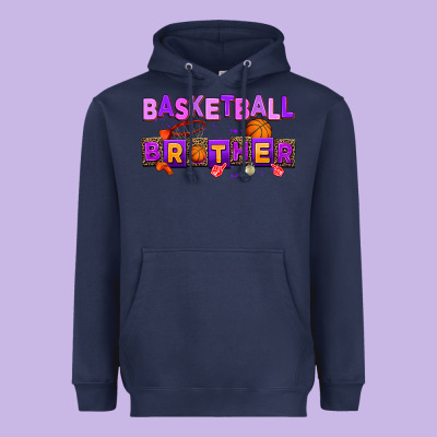Basketball Brother Heavyweight Hoodie Designed By Adodesignshop