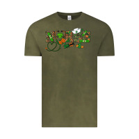 Vintage Olive st patrick's day nurse Vintage Tee - RanaPortraitStore