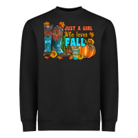 Jusa A Girl Who Loves Fall Heavyweight Sweatshirt | Teevron