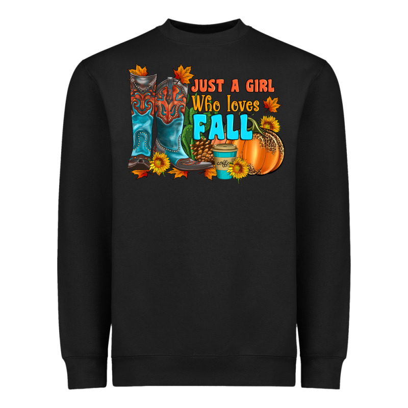 Jusa A Girl Who Loves Fall Heavyweight Sweatshirt by Artiststas | Teevron