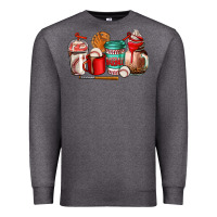 Charcoal Heather baseball coffee cup Premium Sweatshirt - AdoDesignShop