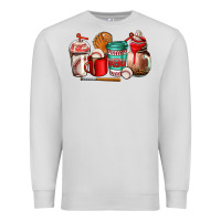 Dove Grey baseball coffee cup Premium Sweatshirt - AdoDesignShop