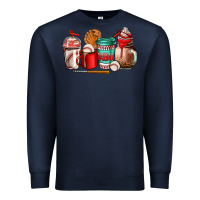 Navy baseball coffee cup Premium Sweatshirt - AdoDesignShop