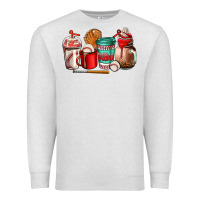 Oatmeal Heather baseball coffee cup Premium Sweatshirt - AdoDesignShop