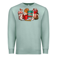 Seafoam baseball coffee cup Premium Sweatshirt - AdoDesignShop