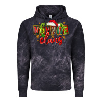 Cloud Black christmas nonnie claus Vintage Hoodie - FaDigitalArtStudio