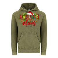 Vintage Olive christmas nonnie claus Vintage Hoodie - FaDigitalArtStudio