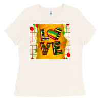 Bone juneteenth love Ladies Tee - TumblerDesignByShophia
