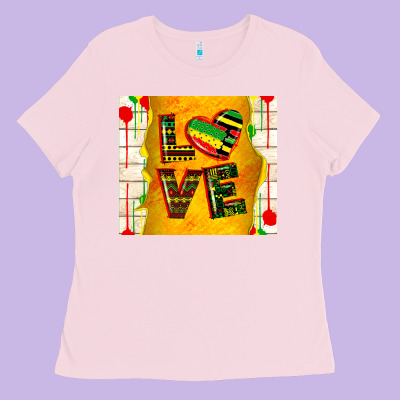 Juneteenth Love Ladies Tee Designed By Tumblerdesignbyshophia