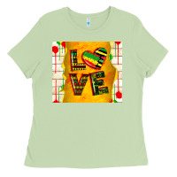 Matcha juneteenth love Ladies Tee - TumblerDesignByShophia