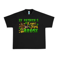 Black St. Patrick's know Jesus arose Urban Heavy Tee - CowGirlArtShop