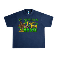 Navy St. Patrick's know Jesus arose Urban Heavy Tee - CowGirlArtShop