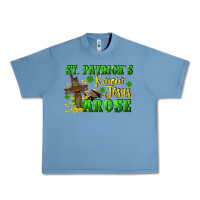 Pebble Blue St. Patrick's know Jesus arose Urban Heavy Tee - CowGirlArtShop