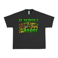 Pigment Black St. Patrick's know Jesus arose Urban Heavy Tee - CowGirlArtShop