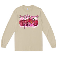 Mushroom In October we wear pink Breast Cancer Long Sleeve Tee - FaDigitalArtStudio