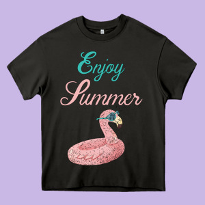 Enjoy Summer Heavy Core Tee Designed By Bettercallsaul