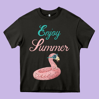 Enjoy Summer Heavy Core Tee Designed By Bettercallsaul