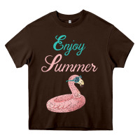 Chocolate Brown Enjoy Summer Heavy Core Tee - Bettercallsaul