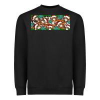 Black Santa skeleton christmas Heavyweight Sweatshirt - Artiststas
