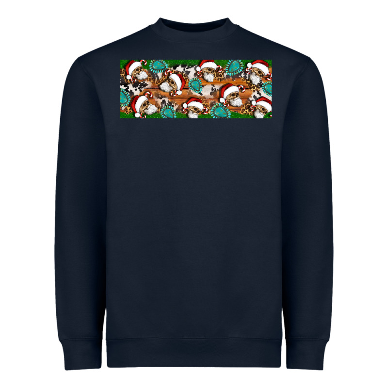 Santa Skeleton Christmas Heavyweight Sweatshirt by Artiststas | Teevron