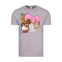 Vintage Zinc Easter hearts Easter Day Vintage Tee - HowdyJamesFarm